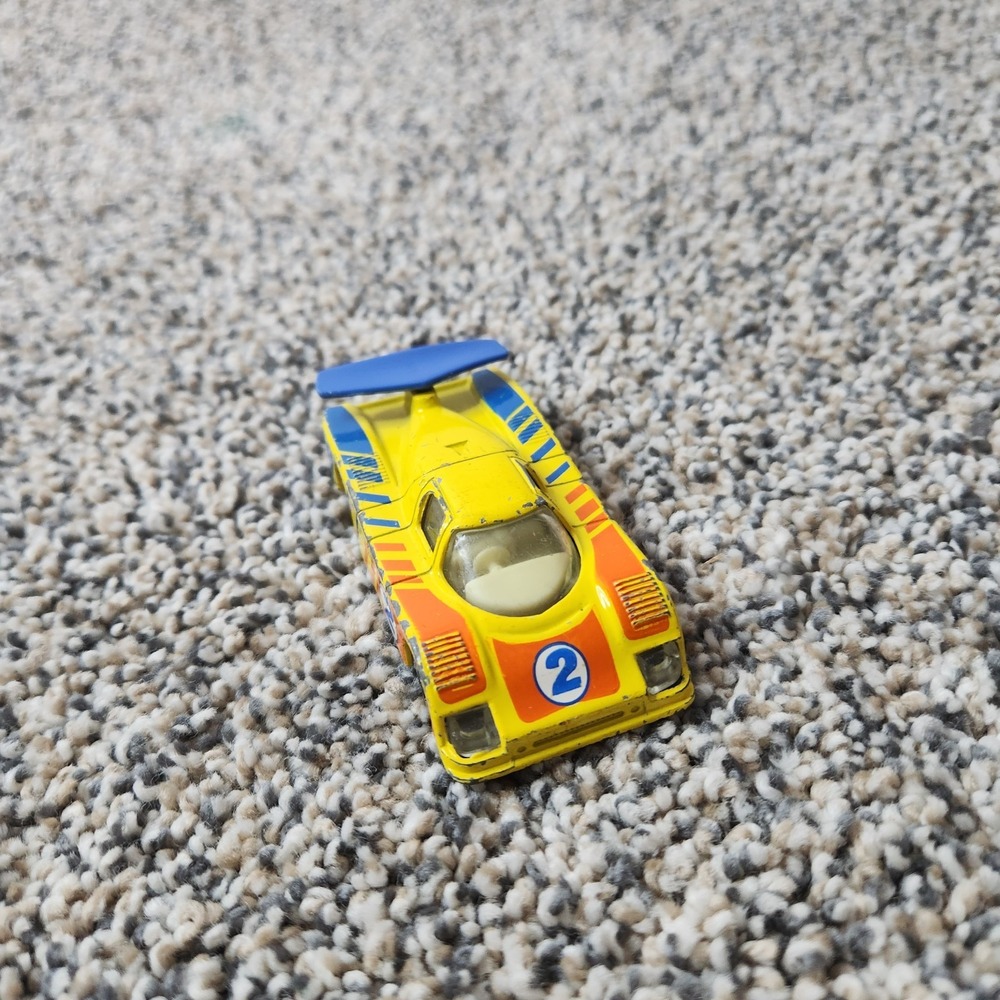 Matchbox #66 Yellow #2 Group C Racer w/ special sf wheels - Loose